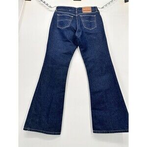 VTG Y2k Paris Blues Jeans womens ‎ Blue Denim Low Rise Flare 5 Pocket Stretch 32